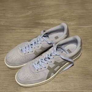 Onitsuka Tiger by Asics Light Gray Suede Sneakers